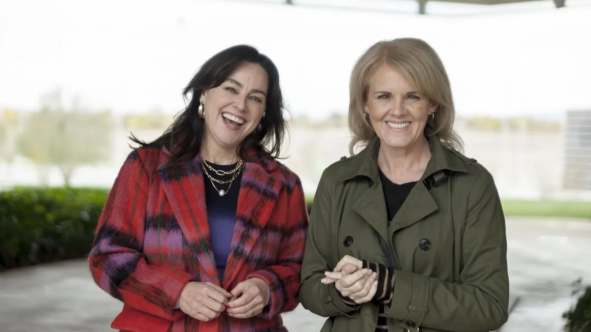 Jill Halfpenny and Sally Lindsay