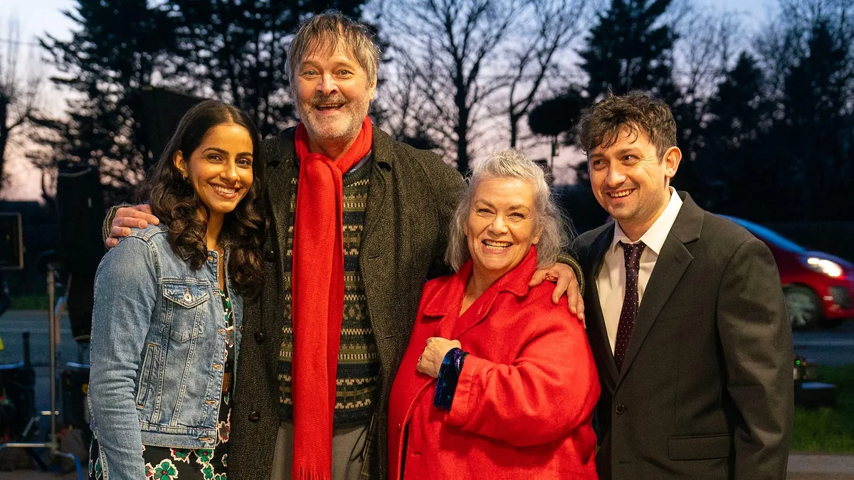 A group photo of the cast
