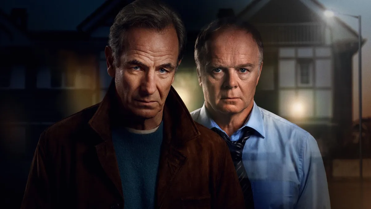 Jason Watkins and Robson Green in The Game key art