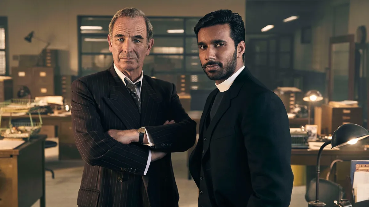 Robson Green with Rishi Nair