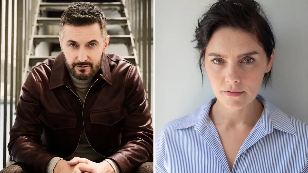 Richard Armitage and Annabel Scholey