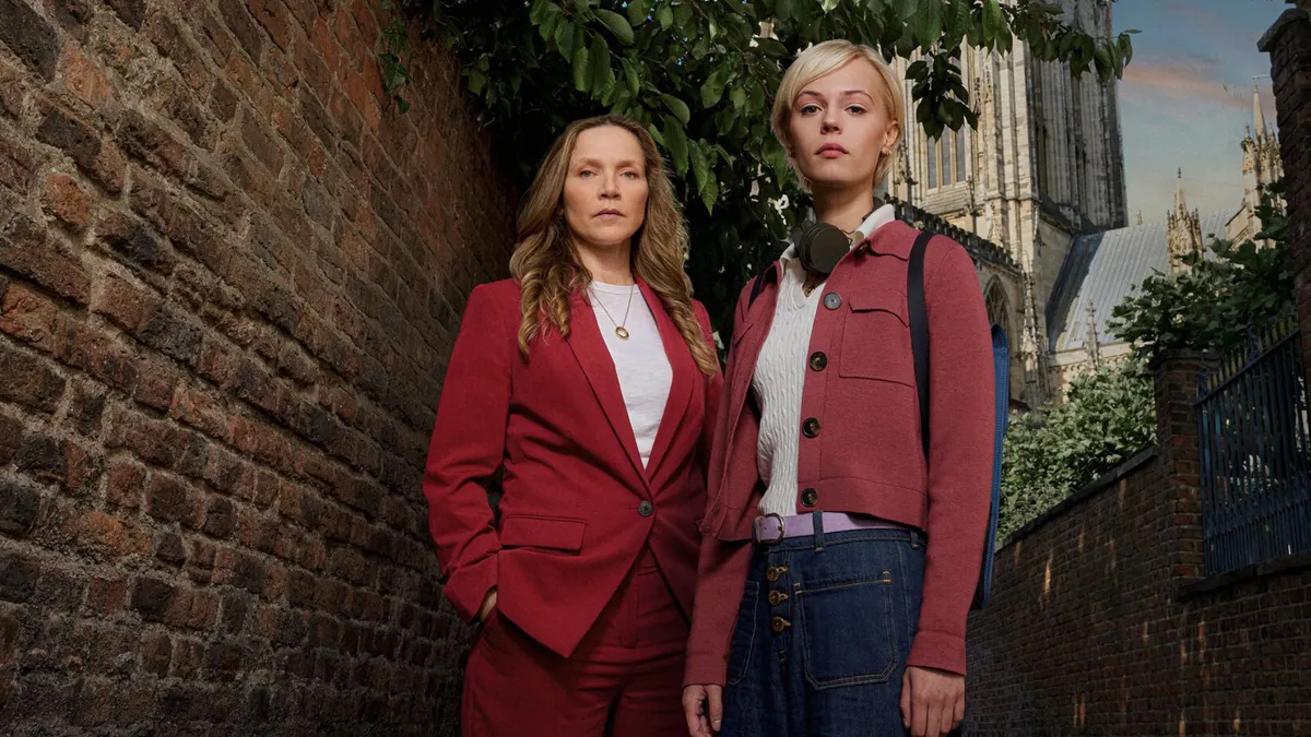 Ella Maisy Purvis as Patience and Jessica Hynes as DI Frankie Monroe