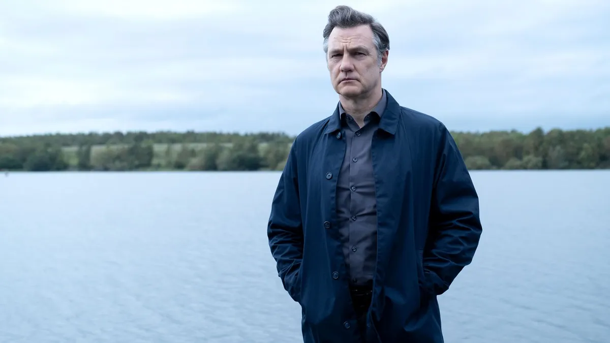 David Morrissey as Ian St Clair in Sherwood Season 2.