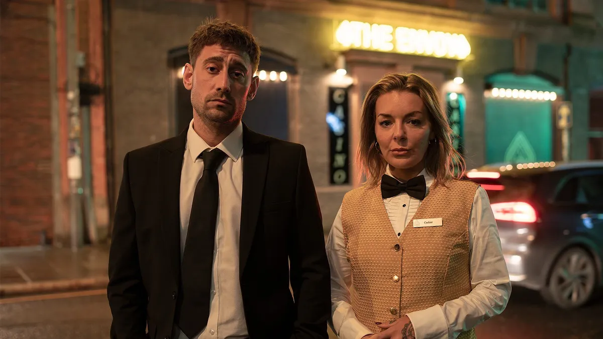 Matty (MICHAEL SOCHA); Leanne (SHERIDAN SMITH)